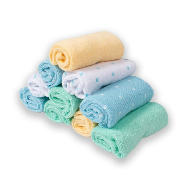 Set 10 toallas Bebé Niño Multicolor Pillin