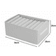 thumbnail image 2 of Caja De Almacenamiento Organizador Ropa Multiuso 36x25x20cm, 2 of 6