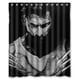 thumbnail image 1 of Cortina de ducha Wolverine, juego de cortina de baño con ganchos, tamaño 60 x 72 pulgadas, 1 of 3