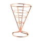 thumbnail image 3 of Soporte Para Patatas Fritas, Soporte Para Conos De Comida, Soporte Para Freír A La Moda Para Picnic, Buffet, Café, Oro Rosa, 3 of 5