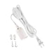 thumbnail image 2 of Cable de extensión para lámpara colgante, enchufe estadounidense con base E26, ideal para proyectos de bricolaje, estilo rústico, con interruptor de Cable de 18 m, 2 of 5