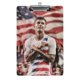 thumbnail image 1 of Christian Pulisic Portapapeles de acrílico A4, tamaño carta estándar, carpeta con clip 12.5" x 8.5" para estudiantes, profesores y oficina, 1 of 6