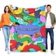 thumbnail image 1 of Tuca Bertie anti-pilling, suave, ligera, esponjosa y acogedora de lujo para hogar y cocina – Perfecta para niños y adultos,130X150cm, 1 of 6