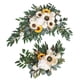 thumbnail image 2 of Boda Rústica Arco Flor Colgante Decorativo Para Puerta Delantera Pared Fiesta Amarillo, 2 of 3