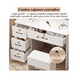 thumbnail image 4 of Tocador Con Espejo Luz 80x40x137cm Color Blanco 3138, 4 of 5