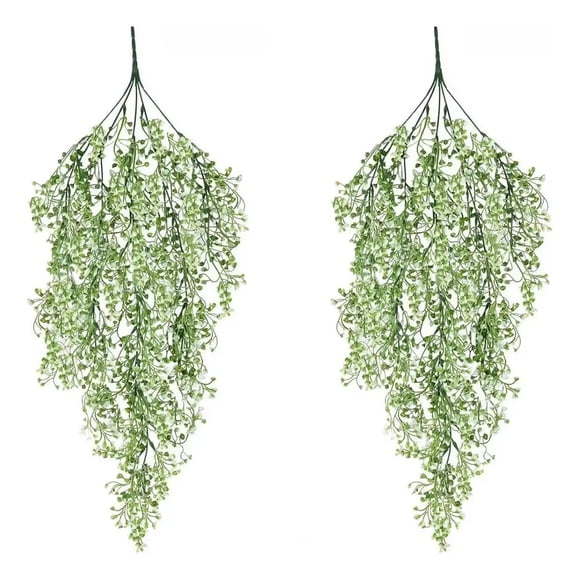 2 Pcs De Plantas Artificiales Colgante Vid De Flores 80cm