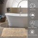 thumbnail image 5 of Tapete de Baño KEMA 43x61 cm Algodón Lino 1 Unidad, 5 of 7
