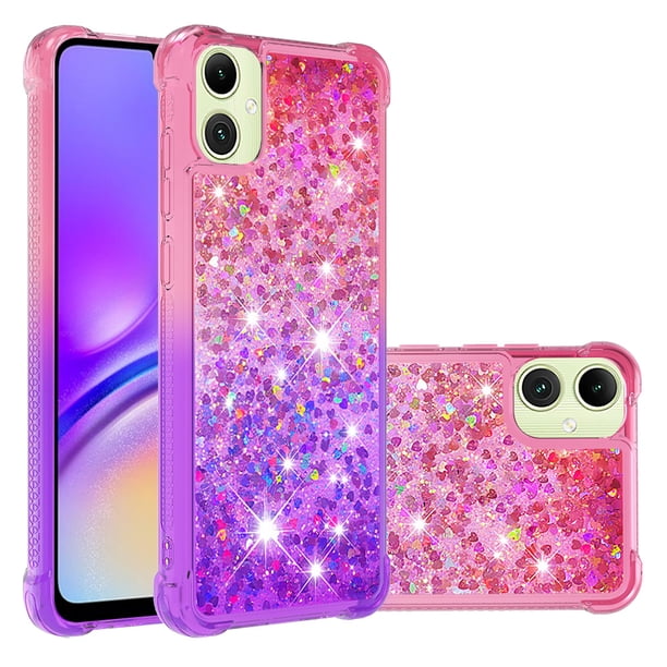 Funda Para Samsung Galaxy A06 Con Diseño Gradiente Y Brillo Líquido Antigolpes Tpu