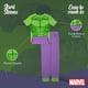 thumbnail image 3 of Conjunto de Pijama de Algodón Marvel para Niños Hulk Smash 2 Piezas Talla 10, 3 of 5