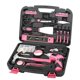 thumbnail image 1 of Juego de herramientas Apollo DT0773N1, 135 piezas con destornillador de 3,6 V, color rosa, 1 of 7