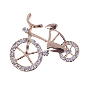 Ioensy - Broches De Diamantes De Imitación, Decoración De Aleación, Broche De Bicicleta, Pin Para Sombrero, Regalos De Aniversario