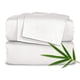 thumbnail image 1 of Juego de sábanas Pure Bamboo Queen, 100% viscosa orgánica, color blanco, 1 of 9