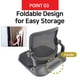 thumbnail image 4 of Silla de piso plegable ortopédica HIHIP con soporte para la espalda, negra, 4 of 9