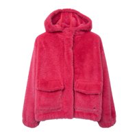 Pillin - Polerón Niña Peludo Suave Rosado Oscuro