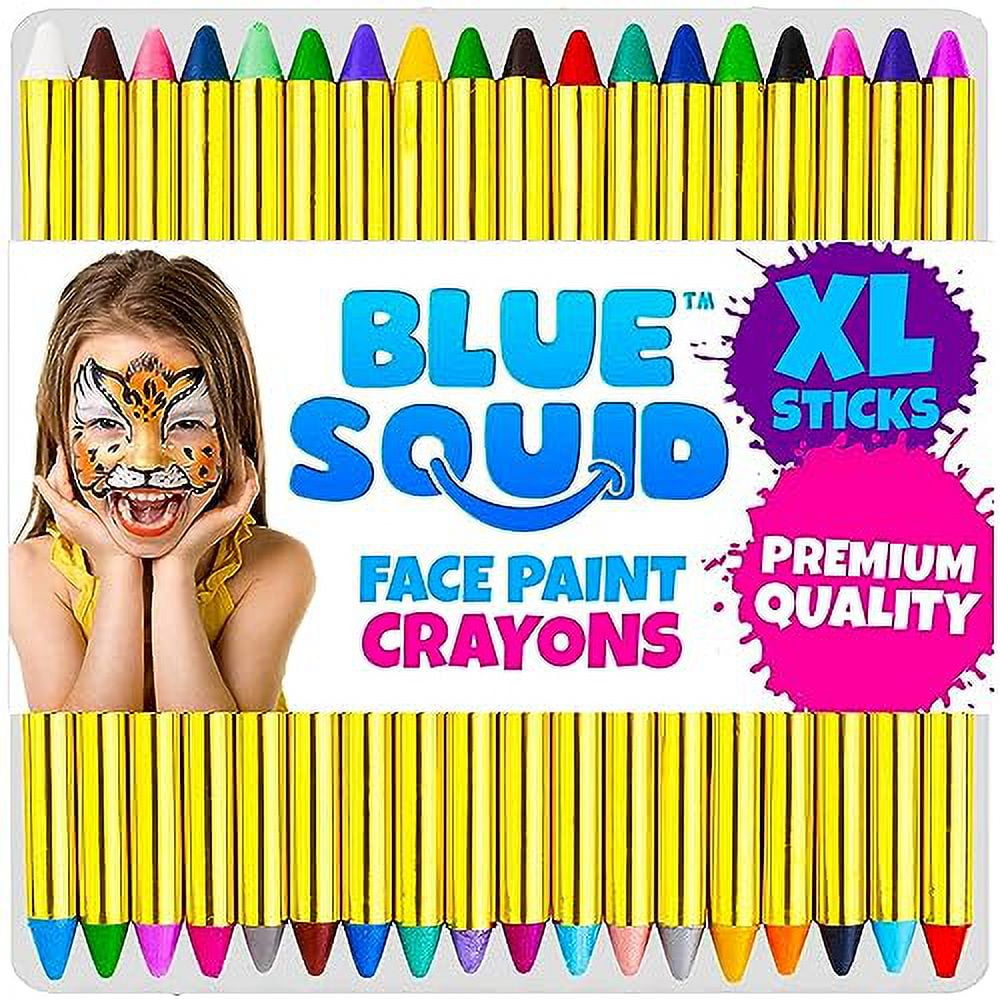Blue Squid - Crayones De Pintura Facial 36 Piezas Xl Para Niños