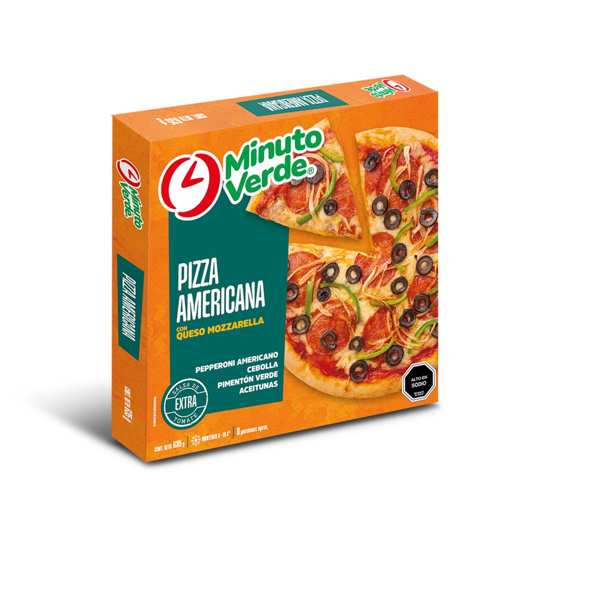 Pizza Americana 635 g Minuto Verde