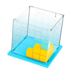 Bothyi - Bloques Cúbicos Pequeños, Ayuda Didáctica De Matemáticas Para Apilar Y Resolver Problemas De Habilidades Para Niños