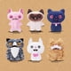 thumbnail image 5 of Juguete de peluche Fuggler Alley Cats, 22 cm, gato de ojos anchos ZURU, 5 of 9