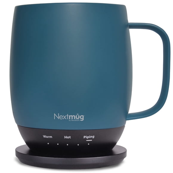 Taza de café Nextmug con temperatura controlada, autocalentable, 414 ml