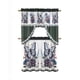 thumbnail image 1 of Pack De Cortina 3 Piezas Para Cocina Con Diseño Color Blanco Con Verde, 1 of 4