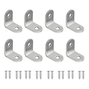 Genérica - 20 Piezas Soporte Angular De Acero Inoxida Tipo Con Tornillo