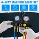 thumbnail image 3 of Conjunto de Manómetro Manifold de 4 vías Nilight para R134a, R410A, R22 y R404A, 3 of 9