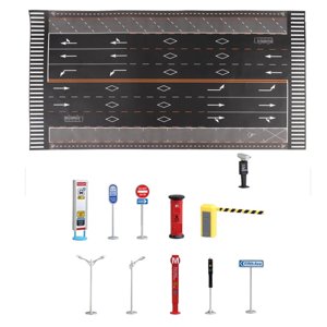 Bothyi - 1:64 Gran Modelo De Alfombra De Estacionamiento Coche Fundido A Presión Garaje Modelos De Automóviles En Miniatura Estilo De Exhibición B