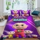 thumbnail image 2 of Bebés del Zoológico Conjunto de sábanas temático, trío de piezas, cómodo y amigable con la piel, diseño único, regalo de decoración para el hogar para familiares, amigos y fans,173cm *218cm, 2 of 6