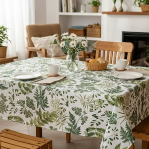 Decoexpress - Mantel Antimanchas Botanico 130X180 Cm