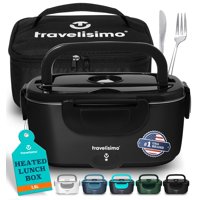 Fiambrera Eléctrica Travelisimo 1.5L Acero Inoxidable 80W