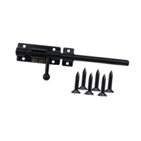 Bothyi - Cerradura De Puerta Portátil Con Pestillo De Barril Para Cercas Exteriores, Puertas Interiores De 10 Pulgadas