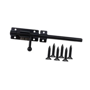 Bothyi - Cerradura De Puerta Portátil Con Pestillo De Barril Para Cercas Exteriores, Puertas Interiores De 10 Pulgadas