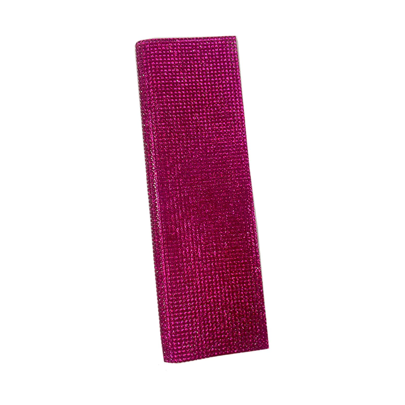 Bothyi - Protector De Micrófono De Mano Con Mango De Micrófono Brillante Para Presentador En Vivo Rosa Rojo