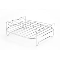 Magideal - Estante Para Freidora De Aire, Pinchos, Bandeja Para Hornear, Soporte Para Desayuno, Accesorios Para Freidora De Aire, Fácil De Limpiar, No Pegajoso,