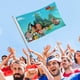 thumbnail image 4 of Masha y el Oso Bandera impresa con temática, regalo perfecto para fanáticos, amigos y familiares, y adecuada para actividades al aire libre e interiores, decoraciones de fiesta.150cm×240cm, 4 of 6