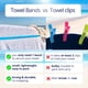 thumbnail image 4 of Sillas Towel Bands Towel Crabber Beach, piscina y crucero (paquete de 6), 4 of 6