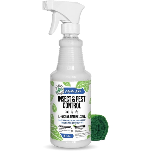 Mighty Mint Peppermint Oil Insect Repellent Spray, 16 oz