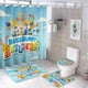 thumbnail image 1 of Juego de Cortina de Ducha y Alfombras de Baño Desmarcar Bugs Bunny 4 Piezas, 1 of 6