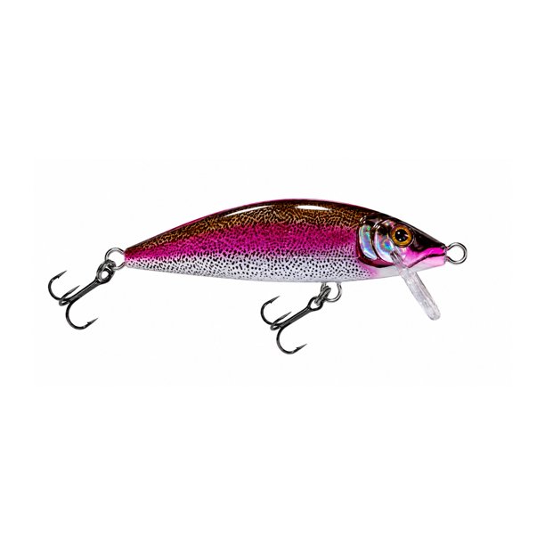 Señuelo Poseidon Minnow 10 g Pink Brown Trout para Trucha y Salmón 2 Anzuelos Triples