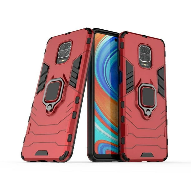 FOXDOCK Funda Antigolpes para Xiaomi Redmi Note 9 Pro MAX – Protección Total con Soporte y Diseño Robusto