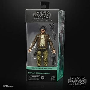 Star Wars The Black Series Captain Cassian Andor Figura Coleccionable De 6 Pulgadas-Escala Star Wars Star Wars