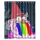 thumbnail image 1 of Cortina de ducha de Gravity Falls, juego de cortina de baño con ganchos, tamaño 60 x 72 pulgadas, 1 of 3