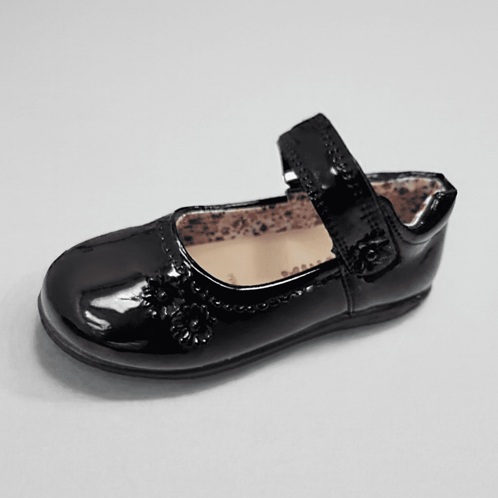 Vinnys Outlet - Zapato Charol Niña Negro Cueca