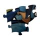 thumbnail image 5 of Puzzle University Games Dog Man Adventures, 100 piezas, 5 of 5