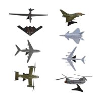Bothyi - 8 Piezas De Avión De Juguete Diy Para Niños, Colección De Aviones Versátiles, Estilo B