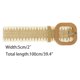 thumbnail image 3 of INSPIRE CHIC Cinturón de Paja Tejido Elástico para Mujer de Talla Grande Cinturón Ancho de Cintura Boho Trenzado para Vestido 45.3" Caqui, 3 of 5