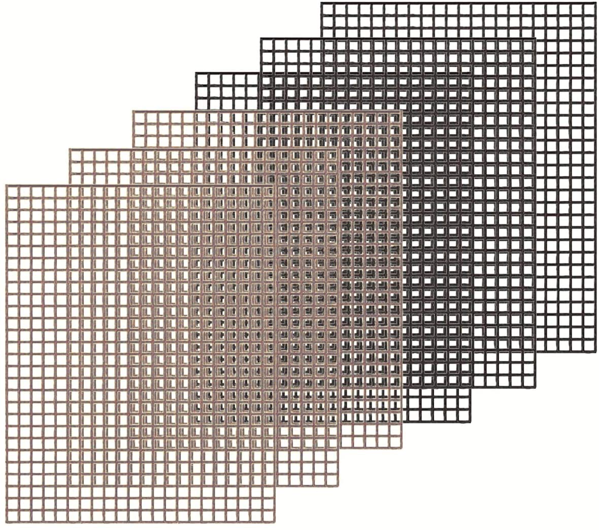 Xinqihang - Paquete De 6 Alfombras De Malla Antiadherentes