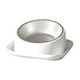 thumbnail image 4 of Cuenco Elevado De Acero Inoxidable Para Mascotas, Platos Para Beber, Para Cachorros, Gatos, Perros Pequeños, Color Blanco, 4 of 5