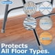 thumbnail image 4 of Tapones para patas de silla plegable Gluposti, nylon gris, 22 mm (paquete de 12), 4 of 9