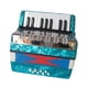 thumbnail image 3 of 17 Keys 8 Bass Piano Accordion Educational Para Amantes De La Música Amateur Beginner Light Blue, 3 of 5